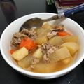 Yuki365's cooksnap of when they made じゃがいもがないので！肉大根！！.