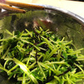 Hirorinaki's cooksnap of when they made 豆苗の塩昆布和え.