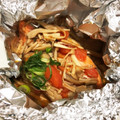 絹ごしプリン's cooksnap of when they made 鮭のホイル焼き　トマトときのこのソース.