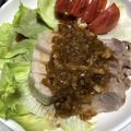 ころりn's cooksnap of when they made ■ゆで豚・香味オイスターたれ■.