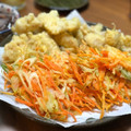 arbors's cooksnap of when they made 紅生姜とあまり野菜のかき揚げ.