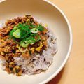 めぐまろろ's cooksnap of when they made 納豆そぼろ☆なっとく丼.