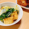 めぐまろろ's cooksnap of when they made 厚揚げ、白菜、椎茸、ニラの煮物.