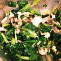 コッピー３０５'s cooksnap of when they made ほうれん草と舞茸の菜種和え.