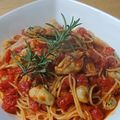 クックR3NUAJ☆'s cooksnap of when they made 濃厚☆牡蠣のトマトソースパスタ.