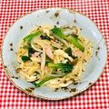 tokotann's cooksnap of when they made 【焼きうどんで簡単♪和風ペペロンチーノ】.
