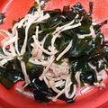 ダウルくん's cooksnap of when they made 簡単♪ワカメとえのきの和え物.