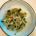 クックA7ACJK☆'s cooksnap of when they made きゅうりと茎わかめの酢の物.