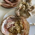 amecorn's cooksnap of when they made 毛ガニの茹で方.
