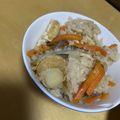 毎日楽ちん乗っけ弁当's cooksnap of when they made ベビーホタテと生姜のポン酢炊き込みご飯.