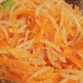hanieni's cooksnap of when they made めっちゃ簡単！もやしとにんじんのナムル.