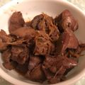 クックIB82OG☆'s cooksnap of when they made 下処理なしで鶏レバーの甘辛煮.