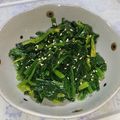 わんこたんわんたん's cooksnap of when they made ほうれん草のナムル.