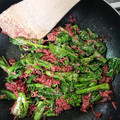夜盗エメラルド's cooksnap of when they made 菜の花とコーンビーフのマヨネーズ炒め.