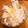 оあーさо's cooksnap of when they made 簡単☆大根の甘酢漬け☆大根ピクルス.