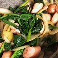 みゃみゃごと's cooksnap of when they made 簡単!ほうれん草玉葱ウィンナー炒め.