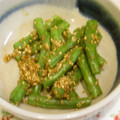 youtapapa's cooksnap of when they made ちょっと一手間、いんげんの胡麻和え.
