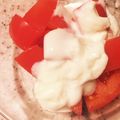 くーー〜's cooksnap of when they made クセになる！？☆トマトヨーグルト☆.