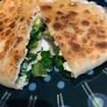 coco1105's cooksnap of when they made にらまんじゅう*韮菜盒.
