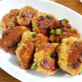 ☆ハートの若葉☆'s cooksnap of when they made うんま～い♪いんげん入りつくね焼き.