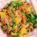ランドセル餅's cooksnap of when they made たくあん納豆☆.