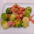 hyoga_kun's cooksnap of when they made 芽キャベツとベーコンのバターマヨ炒め.