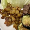 クックEECG0D☆'s cooksnap of when they made ホクホクじゃがいものサイコロステーキ.