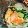ふうたんぼ's cooksnap of when they made **アボカド・サーモン巻き寿司**.