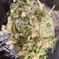ｙａ－ｙａ－'s cooksnap of when they made 簡単⭐水菜と豆腐のゴマサラダ.
