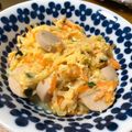 クラミー's cooksnap of when they made コク旨～魚肉と大根の和風カルボナーラ風.