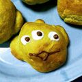 zakkiiM's cooksnap of when they made エイリアンのかわいいパン♡.