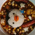 どんこちゃん☺'s cooksnap of when they made 【デコカレー】超簡単！ペンギンのカレー♪.