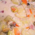 fandango7's cooksnap of when they made 余り野菜と冷凍アサリでクラムチャウダー♪.