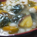 あゆたっくん's cooksnap of when they made かぼちゃとさつまいもみそ汁～ほんのり甘い.