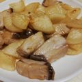 クック0UQ98I☆'s cooksnap of when they made ぶりと大根のニンニク甘辛ダレ焼き♪.