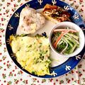 ふたごゆき's cooksnap of when they made フライパン1つ！ツナ＆豆苗のチーズ卵焼き.