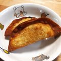 usagi1019's cooksnap of when they made 餃子の皮でフィリピンバナナトゥロン.