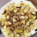 uuuuu7's cooksnap of when they made 野菜と魚ソーセージのバター炒め.