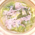 ステルトミチル's cooksnap of when they made 白だしで、豚バラ肉＆白菜＆白ネギの鍋物.