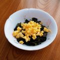 msft5632's cooksnap of when they made たまごとワカメの☆だし香る和え物.