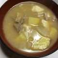 ガッちやん's cooksnap of when they made かぼちゃと豚肉のコクまろみそ汁.