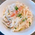 ShOkOtArO✰'s cooksnap of when they made 新玉ねぎカニカマカイワレのツナマヨサラダ.