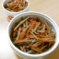 めなよ's cooksnap of when they made 我が家のきんぴらごぼう.