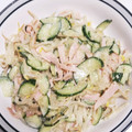 pucyipan's cooksnap of when they made もやしとキュウリのごマヨ和え.
