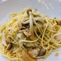 ya0503's cooksnap of when they made 昆布茶がおいしい!しめじの和風パスタ☆.