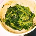 noayane's cooksnap of when they made ほうれん草の胡麻和えピーナッツバター入り.