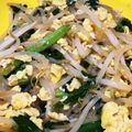 Saka_Shin's cooksnap of when they made 嵩まし☆もやし入りニラ玉.