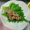 ウーたんポンちゃん's cooksnap of when they made 餃子の皮で★納豆包み焼き.