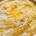 りーとぽん's cooksnap of when they made ★豆腐の卵とじ鍋焼きうどん★.