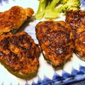 ままゆ。's cooksnap of when they made ひみつのピーマンの肉詰め☆塩麹で和風味♪.